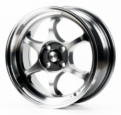 Диски CAST WHEELS CW6088 Hyper Black Lip Polish R16 PCD4x100 W7.0 ET35  DIA73.1